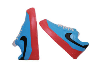 NIKE SNEAKERS AZZURRO E CORALLO - immagine 2