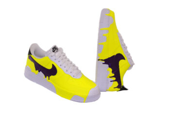 Sneakers uomo cartoon con colori neo